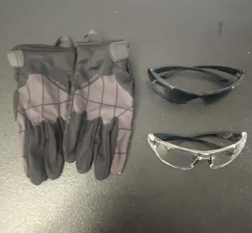 Tactical Work/Utility Gloves and Protective Safety Glasses Set
